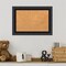 Cork Board, Nero Black Wood Frame - Bulletin Board, Organization Board, Pin Board